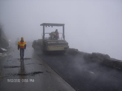 50 Paving near Logan Pass - 1