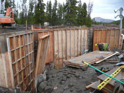 Obsidian Creek Bridge Abutment 2012