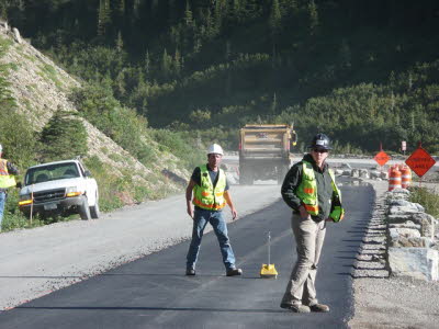 Siyeh Bend paving2011